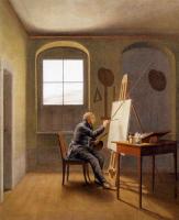 Georg Friedrich Kersting - Caspar David Friedrich In His Studio